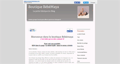 Desktop Screenshot of boutique-bebemaya.com